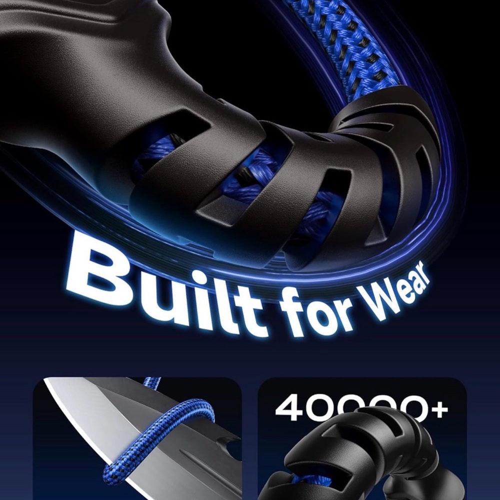 Blue USB-C Cable 2-Pack - Picture 3 of 10